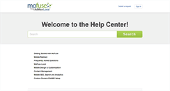 Desktop Screenshot of help.mofuse.com