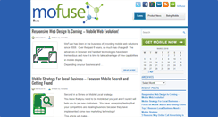 Desktop Screenshot of blog.mofuse.com