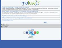 Tablet Screenshot of blog.mofuse.com